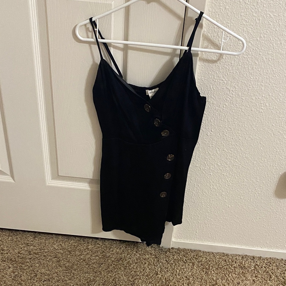 Elegant Black Women's Romper